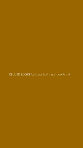 Tampilan Antarmuka Aplikasi Keju4d Login Aplikasi Editing Video Pro - 4
