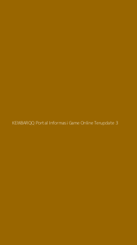 Tampilan Antarmuka Aplikasi Kembarqq Portal Informasi Game Online Terupdate - 3