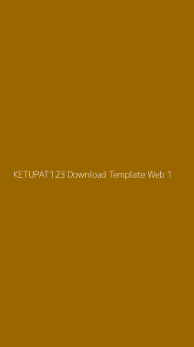 Tampilan Antarmuka Aplikasi Ketupat123 Download Template Web - 1