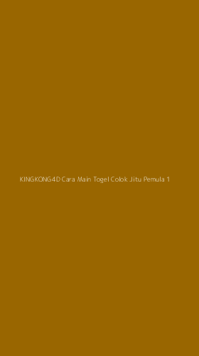 Tampilan Antarmuka Aplikasi Kingkong4d Cara Main Togel Colok Jitu Pemula - 1