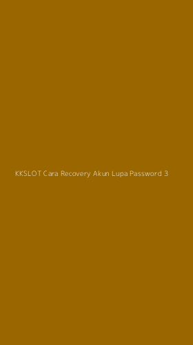 Tampilan Antarmuka Aplikasi Kkslot Cara Recovery Akun Lupa Password - 3