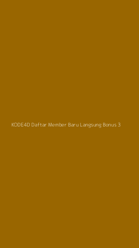 Tampilan Antarmuka Aplikasi Kode4d Daftar Member Baru Langsung Bonus - 3