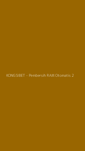 Tampilan Antarmuka Aplikasi KONGSIBET - Pembersih RAM Otomatis - 2