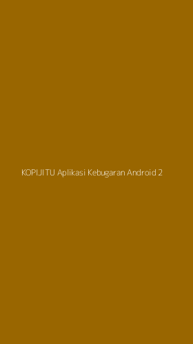 Tampilan Antarmuka Aplikasi Kopijitu Aplikasi Kebugaran Android - 2