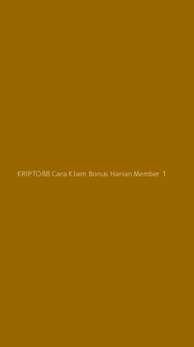 Tampilan Antarmuka Aplikasi Kripto88 Cara Klaim Bonus Harian Member - 1