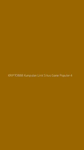 Tampilan Antarmuka Aplikasi Kripto888 Kumpulan Link Situs Game Populer - 4