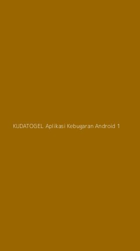 Tampilan Antarmuka Aplikasi Kudatogel Aplikasi Kebugaran Android - 1
