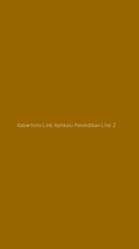 Tampilan Antarmuka Aplikasi Kabartoto Link Aplikasi Pendidikan Lite - 2