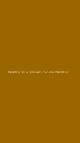 Tampilan Antarmuka Aplikasi Kaisartoto Apk Cara Recovery Akun Lupa Password - 3