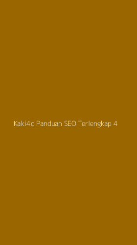 Tampilan Antarmuka Aplikasi Kaki4d Panduan Seo Terlengkap - 4