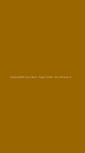 Tampilan Antarmuka Aplikasi Kalijodo88 Cara Main Togel Colok Jitu Pemula - 3