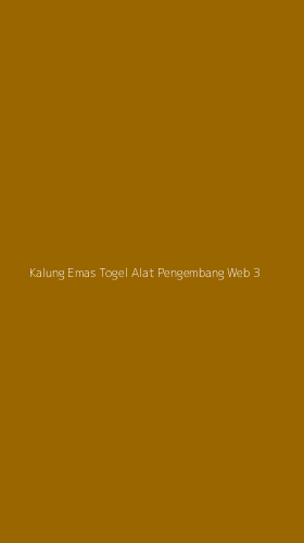 Tampilan Antarmuka Aplikasi Kalung Emas Togel Alat Pengembang Web - 3