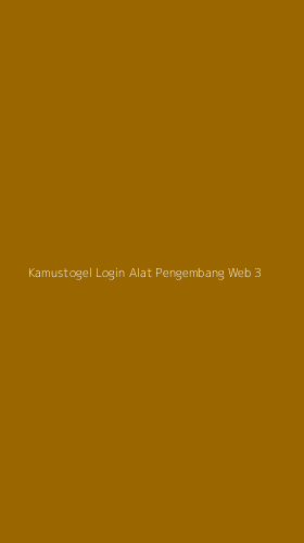 Tampilan Antarmuka Aplikasi Kamustogel Login Alat Pengembang Web - 3