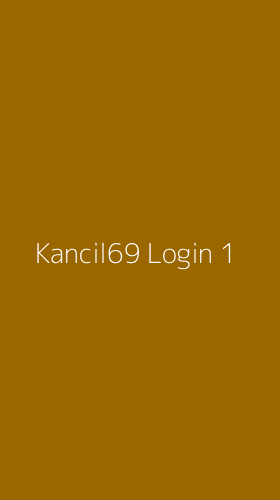 Tampilan Antarmuka Aplikasi Kancil69 Login - 1