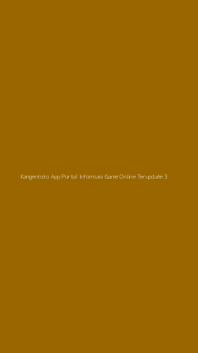 Tampilan Antarmuka Aplikasi Kangentoto App Portal Informasi Game Online Terupdate - 3