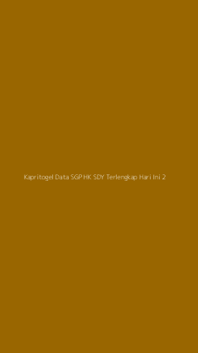 Tampilan Antarmuka Aplikasi Kapritogel Data Sgp Hk Sdy Terlengkap Hari Ini - 2