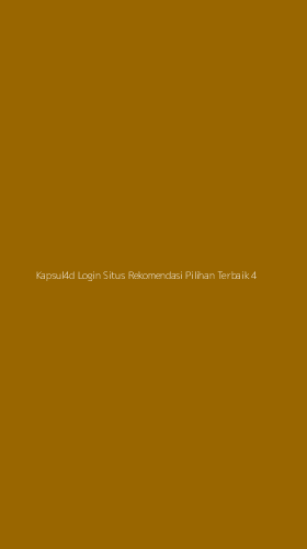 Tampilan Antarmuka Aplikasi Kapsul4d Login Situs Rekomendasi Pilihan Terbaik - 4