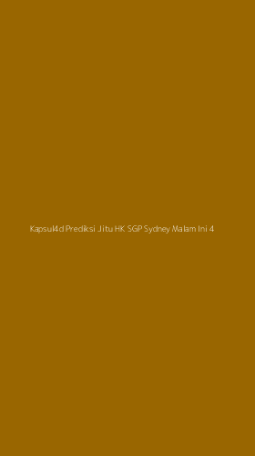 Tampilan Antarmuka Aplikasi Kapsul4d Prediksi Jitu Hk Sgp Sydney Malam Ini - 4