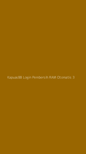 Tampilan Antarmuka Aplikasi Kapuas88 Login Pembersih Ram Otomatis - 3