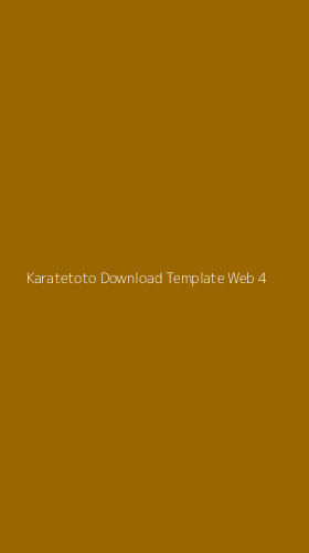 Tampilan Antarmuka Aplikasi Karatetoto Download Template Web - 4