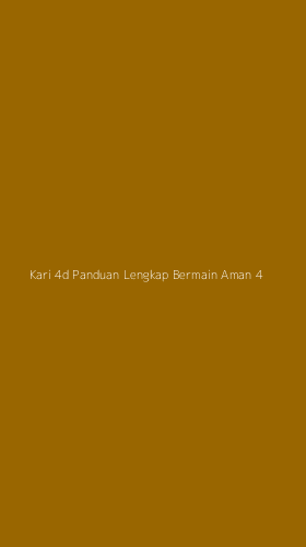 Tampilan Antarmuka Aplikasi Kari 4d Panduan Lengkap Bermain Aman - 4