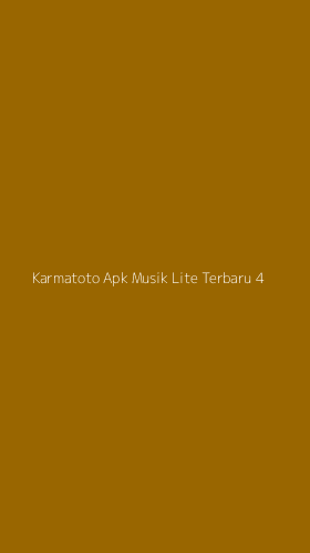Tampilan Antarmuka Aplikasi Karmatoto Apk Musik Lite Terbaru - 4