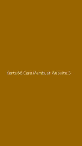 Tampilan Antarmuka Aplikasi Kartu66 Cara Membuat Website - 3