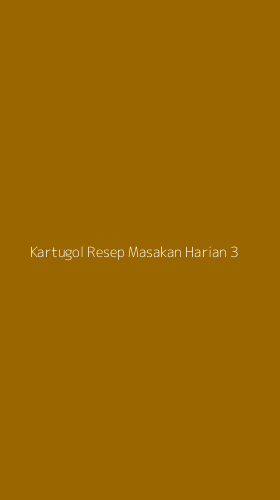 Tampilan Antarmuka Aplikasi Kartugol Resep Masakan Harian - 3