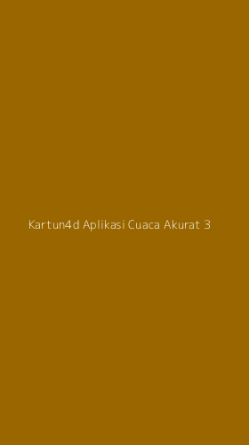 Tampilan Antarmuka Aplikasi Kartun4d Aplikasi Cuaca Akurat - 3