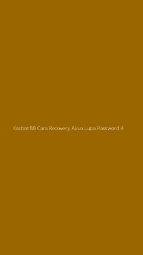 Tampilan Antarmuka Aplikasi Kasbon88 Cara Recovery Akun Lupa Password - 4