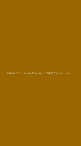 Tampilan Antarmuka Aplikasi Kdtoto777 Online Pembersih Ram Otomatis - 4