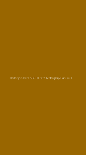 Tampilan Antarmuka Aplikasi Kedaispin Data Sgp Hk Sdy Terlengkap Hari Ini - 1