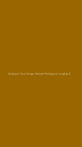 Tampilan Antarmuka Aplikasi Kedaispin Situs Dengan Metode Pembayaran Lengkap - 4
