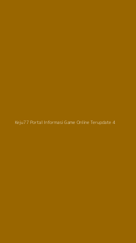 Tampilan Antarmuka Aplikasi Keju77 Portal Informasi Game Online Terupdate - 4