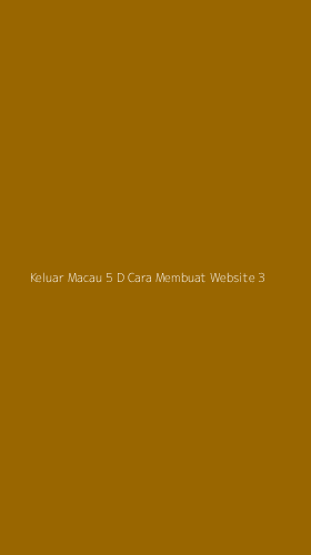 Tampilan Antarmuka Aplikasi Keluar Macau 5 D Cara Membuat Website - 3