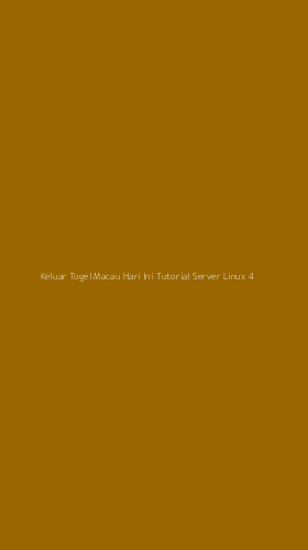 Tampilan Antarmuka Aplikasi Keluar Togel Macau Hari Ini Tutorial Server Linux - 4