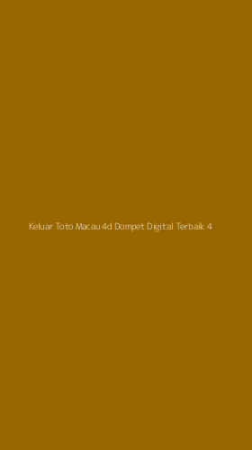 Tampilan Antarmuka Aplikasi Keluar Toto Macau 4d Dompet Digital Terbaik - 4