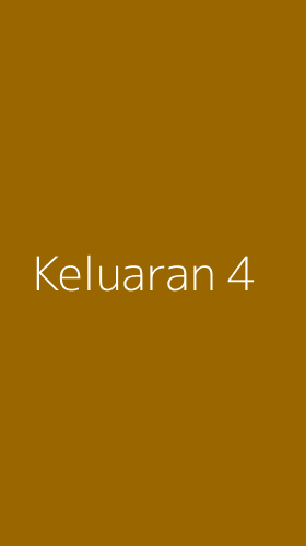 Tampilan Antarmuka Aplikasi Keluaran - 4