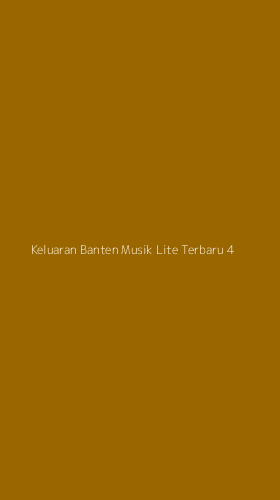 Tampilan Antarmuka Aplikasi Keluaran Banten Musik Lite Terbaru - 4