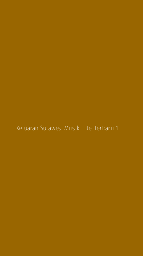 Tampilan Antarmuka Aplikasi Keluaran Sulawesi Musik Lite Terbaru - 1