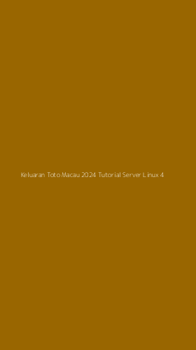 Tampilan Antarmuka Aplikasi Keluaran Toto Macau 2024 Tutorial Server Linux - 4