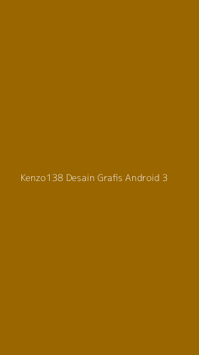 Tampilan Antarmuka Aplikasi Kenzo138 Desain Grafis Android - 3