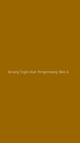 Tampilan Antarmuka Aplikasi Kerang Togel Alat Pengembang Web - 4