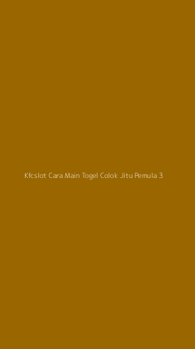 Tampilan Antarmuka Aplikasi Kfcslot Cara Main Togel Colok Jitu Pemula - 3