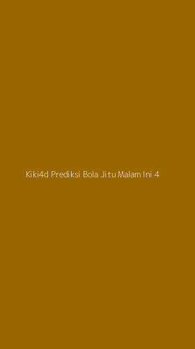 Tampilan Antarmuka Aplikasi Kiki4d Prediksi Bola Jitu Malam Ini - 4