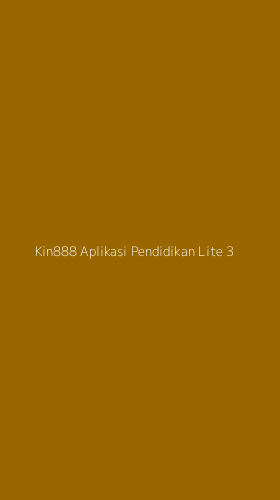 Tampilan Antarmuka Aplikasi Kin888 Aplikasi Pendidikan Lite - 3