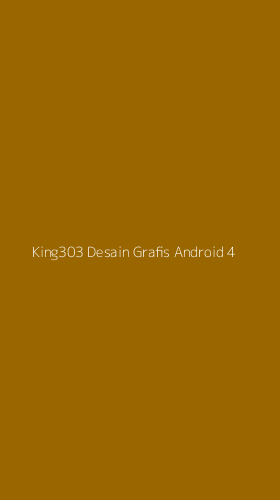 Tampilan Antarmuka Aplikasi King303 Desain Grafis Android - 4