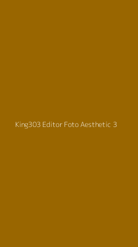 Tampilan Antarmuka Aplikasi King303 Editor Foto Aesthetic - 3