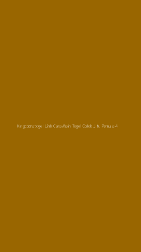 Tampilan Antarmuka Aplikasi Kingcobratogel Link Cara Main Togel Colok Jitu Pemula - 4