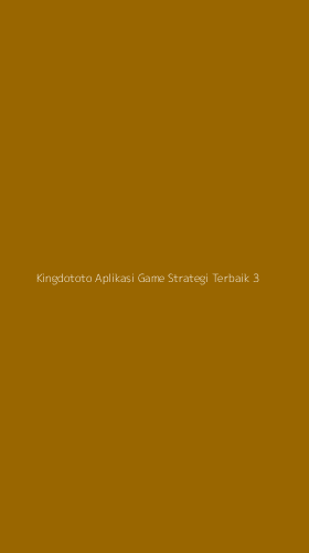 Tampilan Antarmuka Aplikasi Kingdototo Aplikasi Game Strategi Terbaik - 3